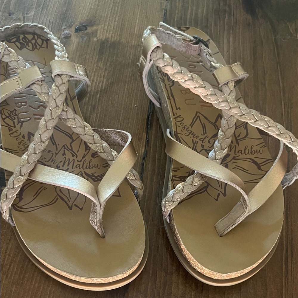 Blowfish Braided Sandals - Tan